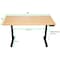 Uncaged Ergonomics RiseUpElectricStandingDesk48X30"BambooDesktopSitStandOffice, RUbb48 RUBB48 - alternate 10